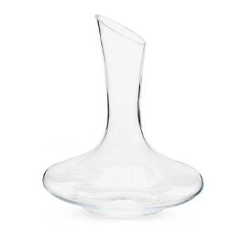 Arte Regal Wijn karaf / decanteer schenkkan - glas - 1,8 liter - 22 x 25 cm - wijn laten luchten - Decanteerkaraf