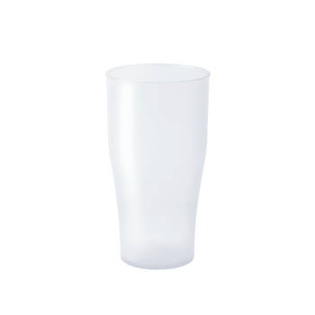 Juypal longdrink glas - 4x - wit - kunststof - 450 ml - herbruikbaar - Drinkglazen