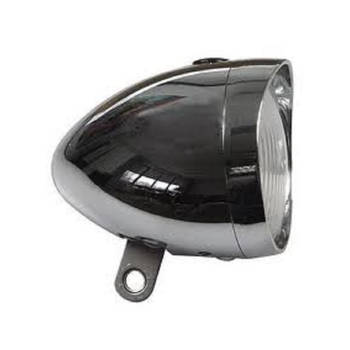 Koplamp LED. incl. batterij zilver 3 LEDs (werkplaatsverpakking)