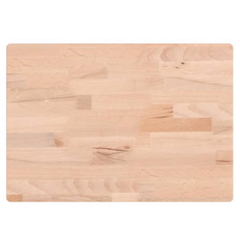 vidaXL Snijplank 50x35x4 cm massief beukenhout