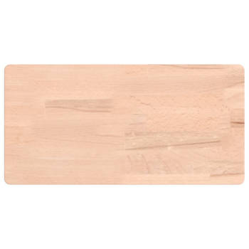 vidaXL Wandschap 40x20x4 cm massief beukenhout