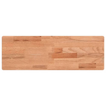 vidaXL Wandschap 60x20x1,5 cm massief beukenhout