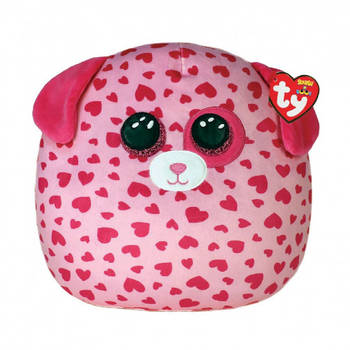 Ty Squish a Boo - Valentijn Tickle Dog - 20 cm - Knuffel