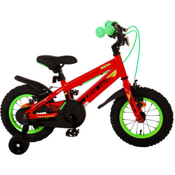 Volare Rocky Kinderfiets - Jongens - 12 inch - Rood - Twee handremmen