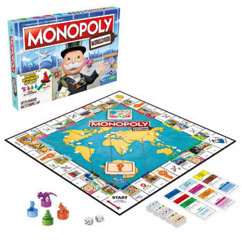 Monopoly Wereldreis - Bordspel (6104007)