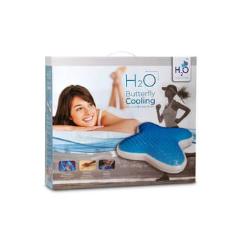 Doctor Fit® - H2O Collectie Butterfly Hoofdkussen met Gel - 53x43x12 cm