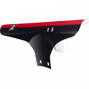Velox Voorspatbord zwart/rood vouwbaar