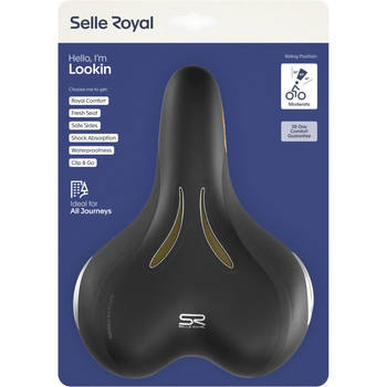 Selle Royal Zadel Lookin Moderate Zwart