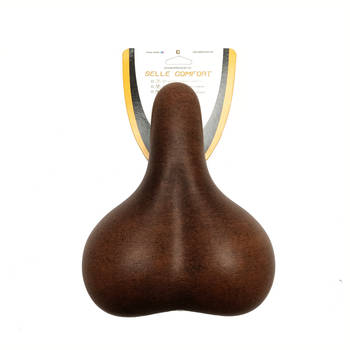 Selle comfort Comfort zadel City bruin, zonder strop