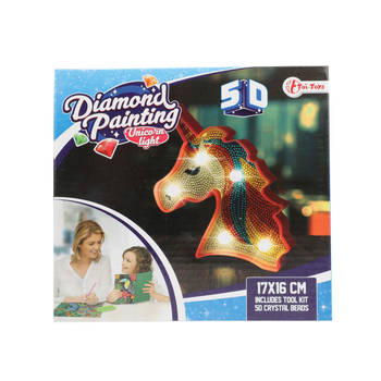 Toi-Toys Diamond Painting Lamp Eenhoorn