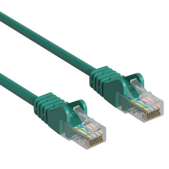 Cat 5e - U/UTP - Netwerkkabel - Patchkabel - Internetkabel - 1 Gbps - 20 meter - Groen - Allteq