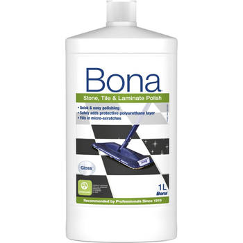 Bona Harde Vloer, Tegel- & Laminaat Polish - 1 Liter - PVC Polish - PVC Vloer Onderhoud - Beschermend - Glansherstellend