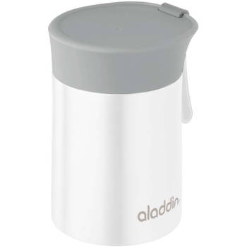 Aladdin - Enjoy Voedselcontainer 400 ml - Roestvast Staal - Wit