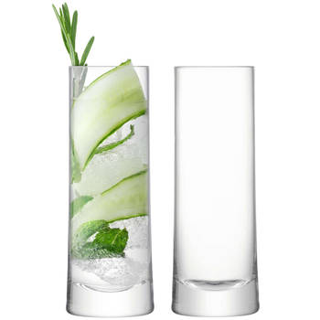 L.S.A. - Gin Longdrinkglas 380 ml Set van 2 Stuks - Glas - Transparant
