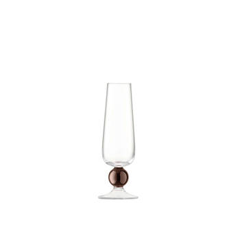 L.S.A. - Oro Champagneglas 230 ml Set van 2 Stuks - Glas - Koper