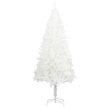 vidaXL Kunstkerstboom met levensechte naalden 120 cm wit