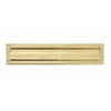 AMIG Brievenbusklep - goud - messing - 34,2 x 7,3 cm - Brievenbussen