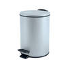 Spirella Pedaalemmer Cannes - ijsblauw - 5 liter - metaal - L20 x H27 cm - soft-close - toilet/badkamer - Pedaalemmers