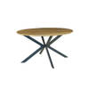 Eettafel rond Ronsi bruin 140cm ronde tafel