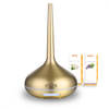 Goliving Aroma Diffuser - Luchtbevochtiger - Aromatherapie - Incl. 2x Etherische Olie - 10 LED kleuren - Goud