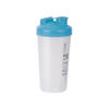 Juypal Shakebeker/shaker/bidon - 700 ml - transparant/blauw - kunststof - Shakebekers