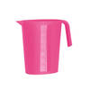 Juypal Schenkkan/waterkan - fuchsia roze - 1,75 liter - kunststof - L22 x H20 cm - Schenkkannen