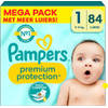 Pampers - Premium Protection - Maat 1 - Megapack - 84 stuks - 2/5KG