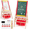 Zenzee Krijtbord - Tekenbord - Whiteboard - Voor Kinderen - Educatief Speelgoed - Hout - 53 x 52 x 106,5 cm
