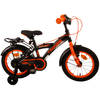 Volare Thombike Kinderfiets - Jongens - 14 inch - Zwart Oranje - Twee Handremmen