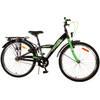 Volare Thombike Kinderfiets - Jongens - 24 inch - Zwart Groen - Twee handremmen