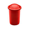 Plafor Quatro Prullenbak, afvalbak afvalscheiding, recycling, keuken 50L, Rood