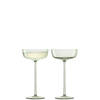 L.S.A. - Champagne Theatre Champagne Glas 190 ml Set van 2 Stuks - Glas - Groen