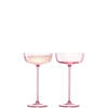 L.S.A. - Champagne Theatre Champagne Glas 190 ml Set van 2 Stuks - Glas - Roze