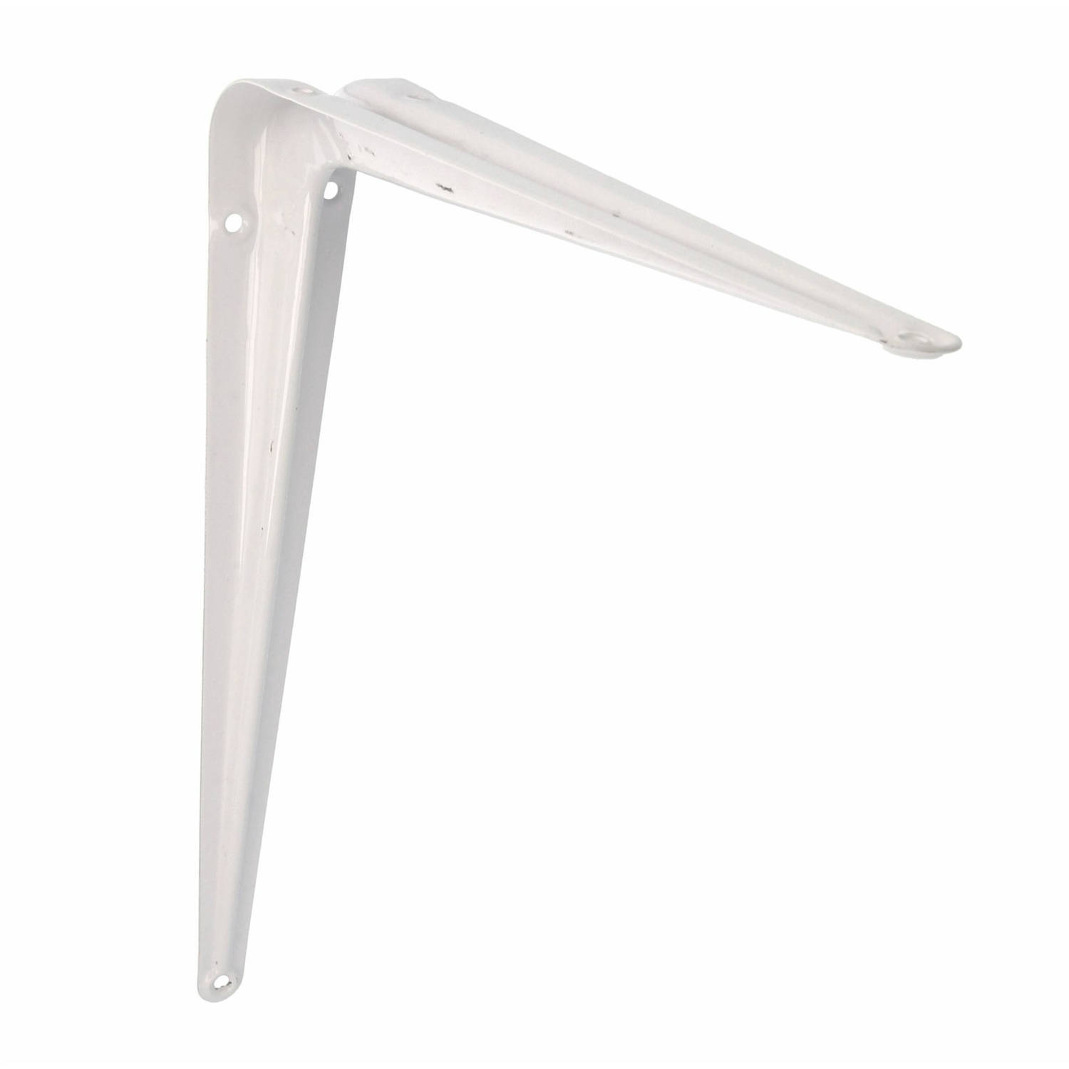 AMIG Plankdrager/planksteun van metaal - gelakt wit - H300 x B250 mm