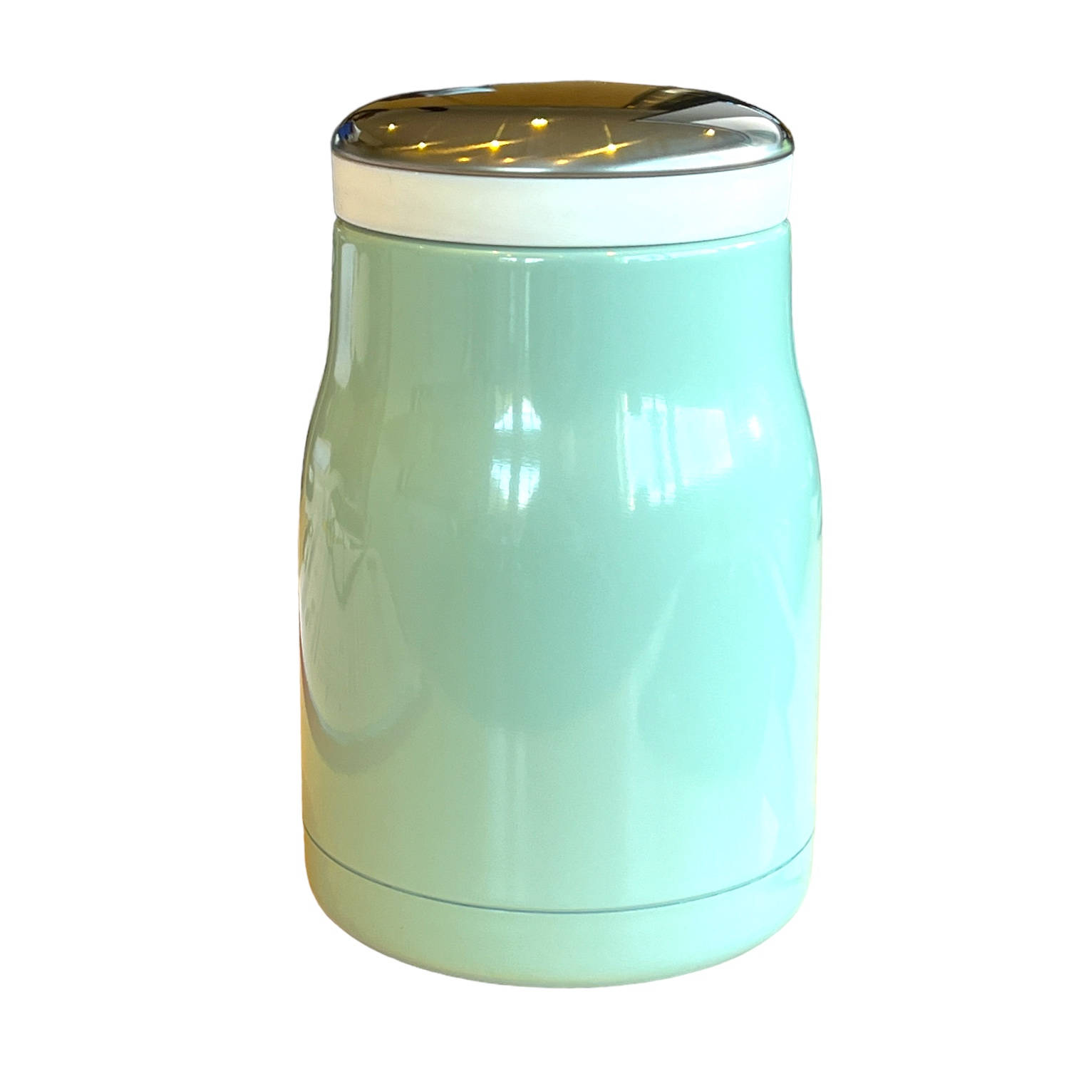 Thermos Voedsel Container 0.45 l, Groen, Roestvrij staal - 15 x 9.5 x 9.5 x cm