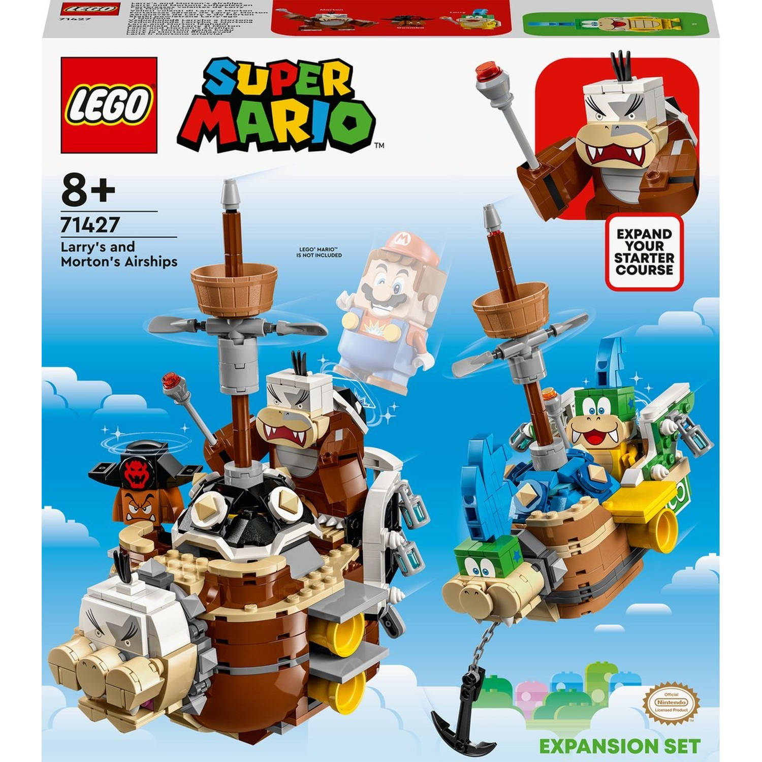 LEGO Super Mario Uitbreidingsset Larry en Mortons luchtschepen