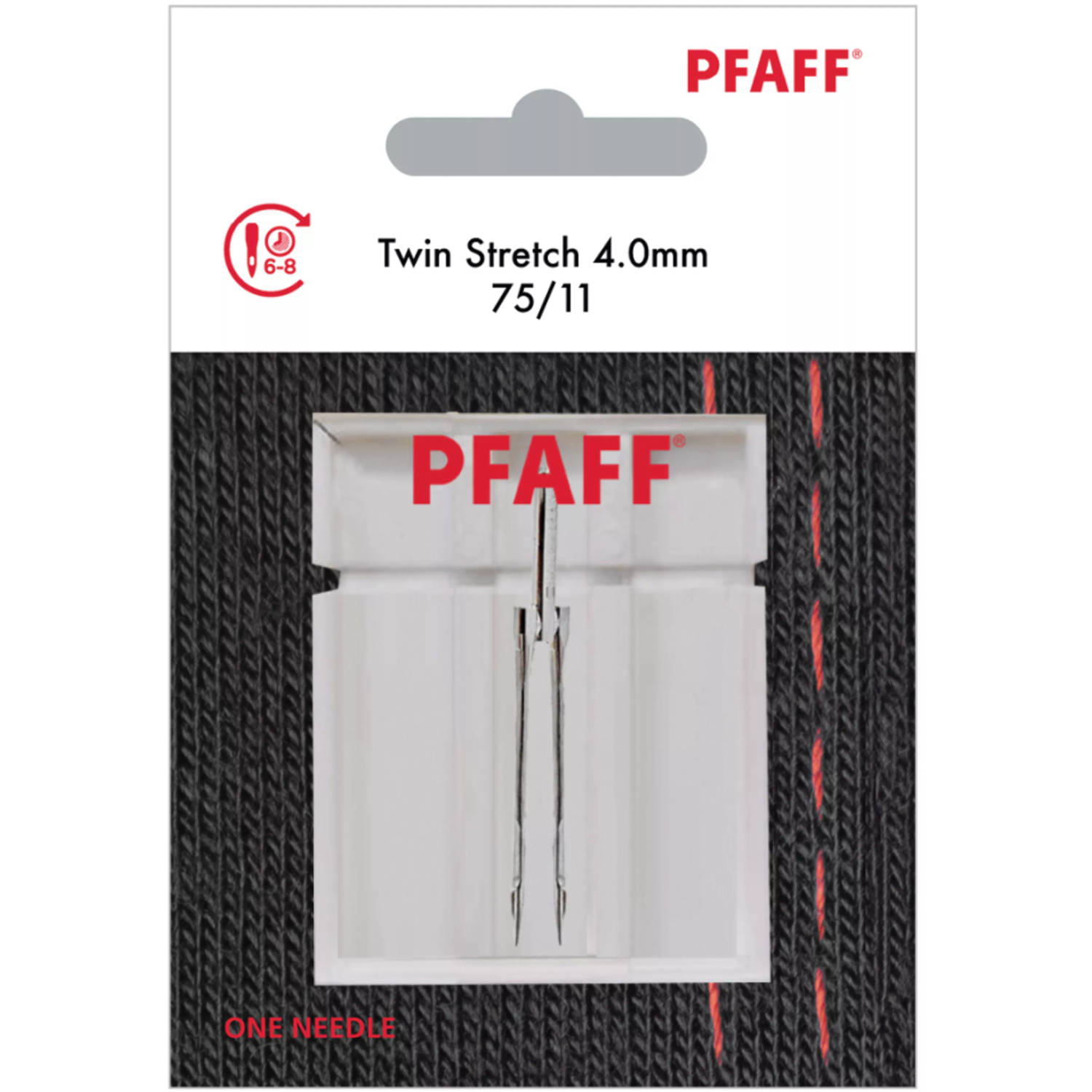 Pfaff Tweelingnaald Stretch / 75 / 4 mm (1 stuk) Naalden