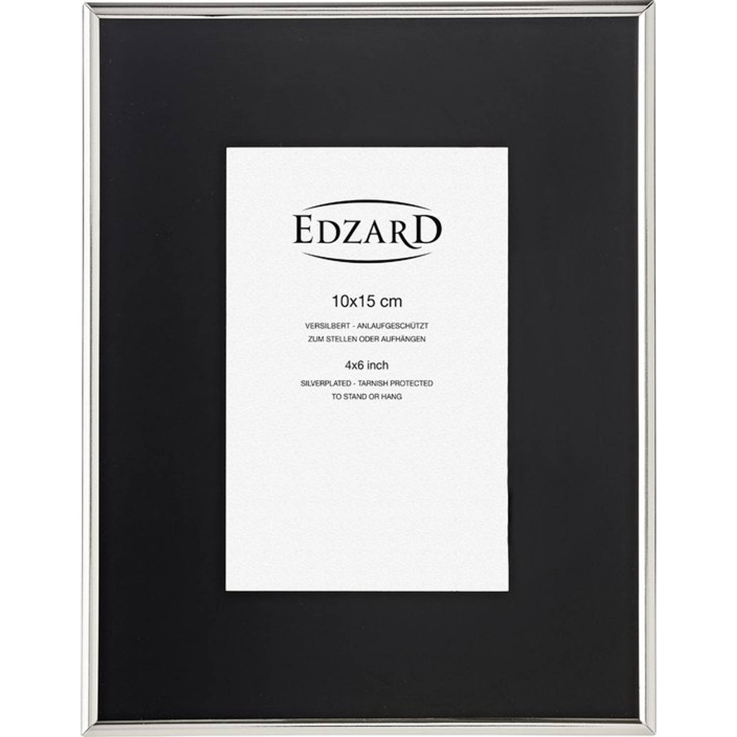Edzard Elda - Fotolijst - Zilver - Passe-partout - 10 x 15
