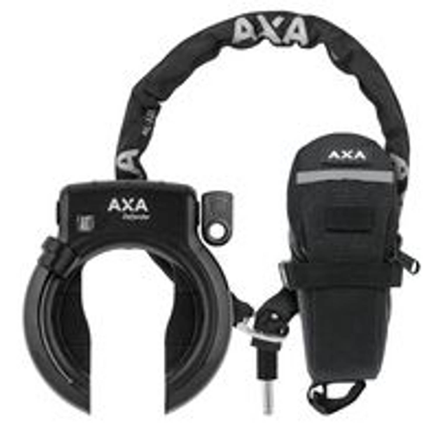 Axa Defender Lock with Saddle Bag Kettingsloten