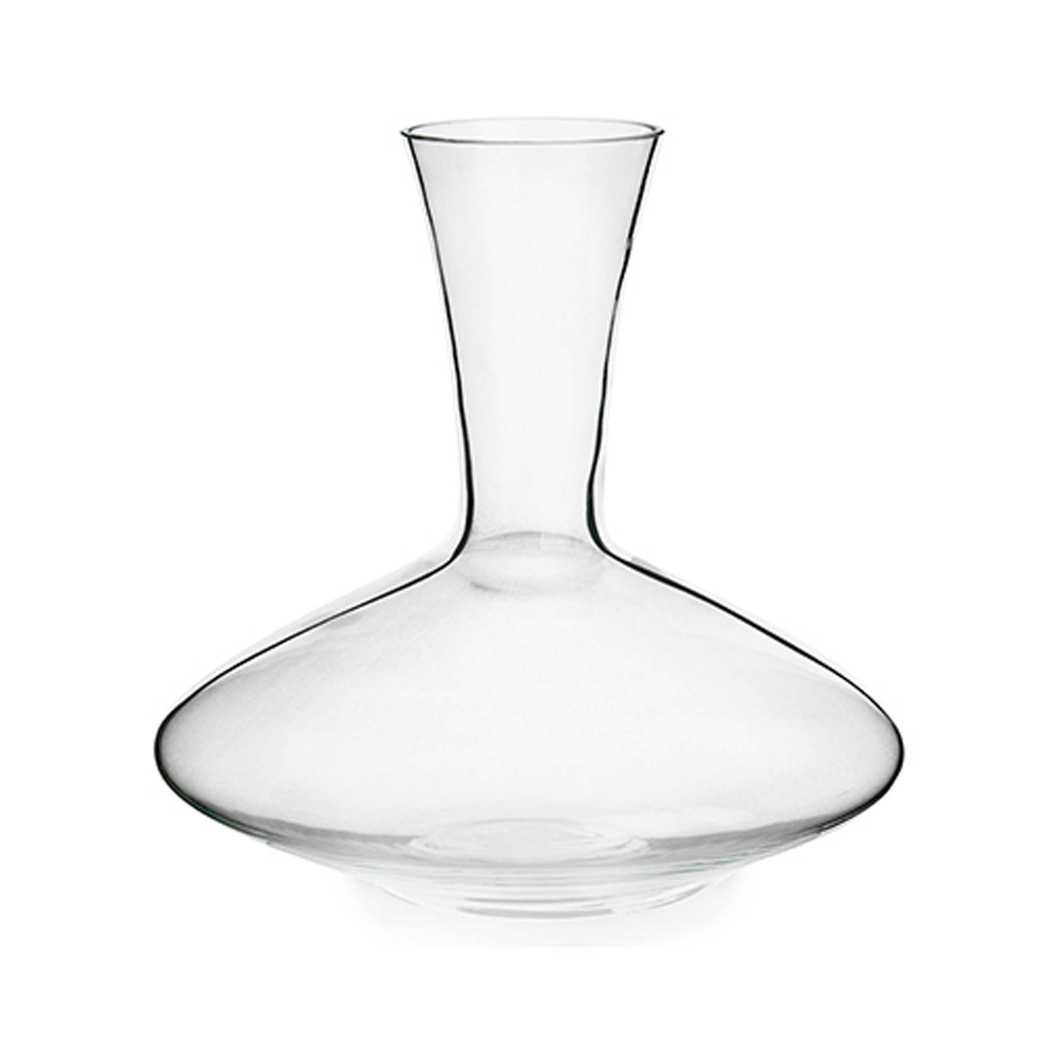 Arte Regal Wijn karaf-decanteer schenkkan glas 1,7 liter 24 x 25 cm wijn laten luchten Decanteerkara