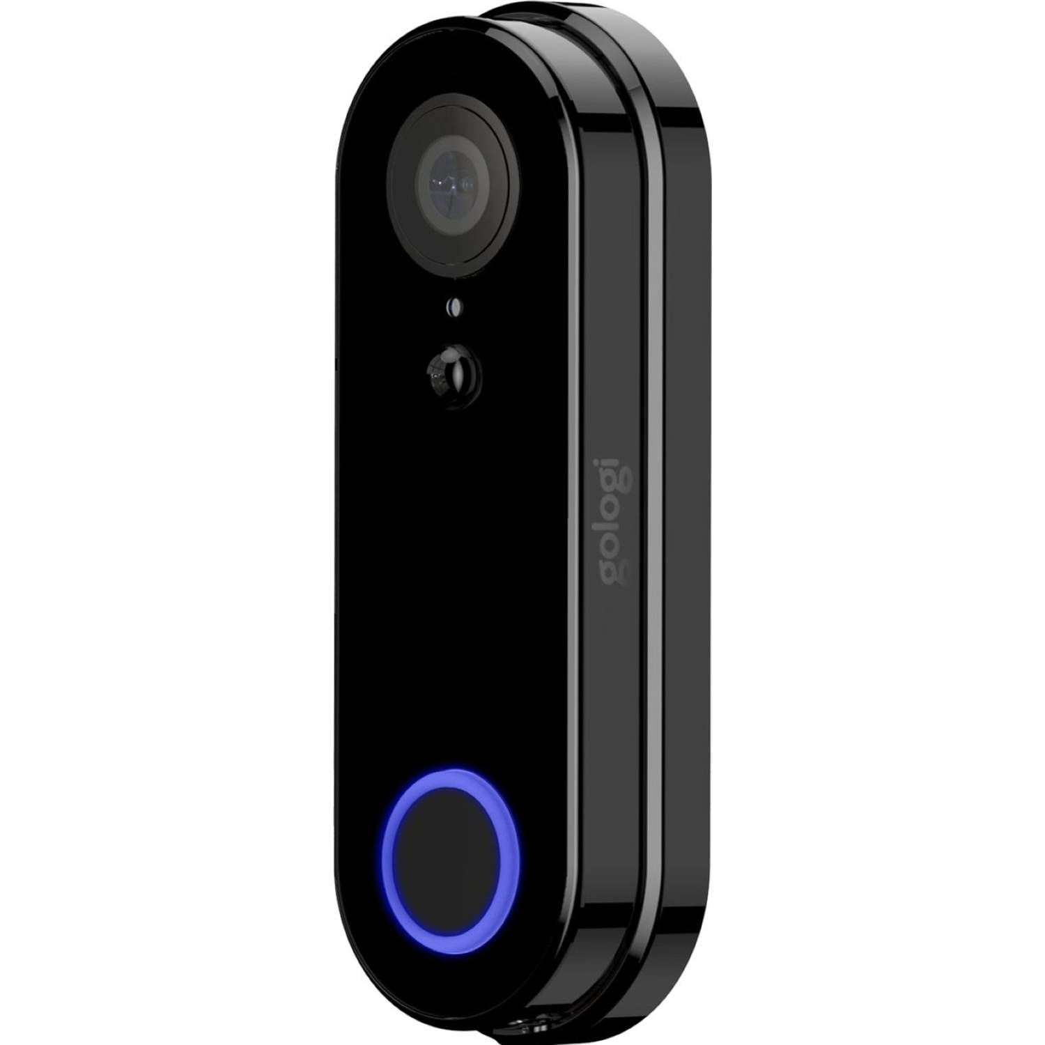 Gologi draadloze deurbel - HD Video Deurbel - Met Camera en WiFi - Inclusief Gong - Nederlandstalige app - Waterdicht - Met 32GB SD-kaart - Zwart