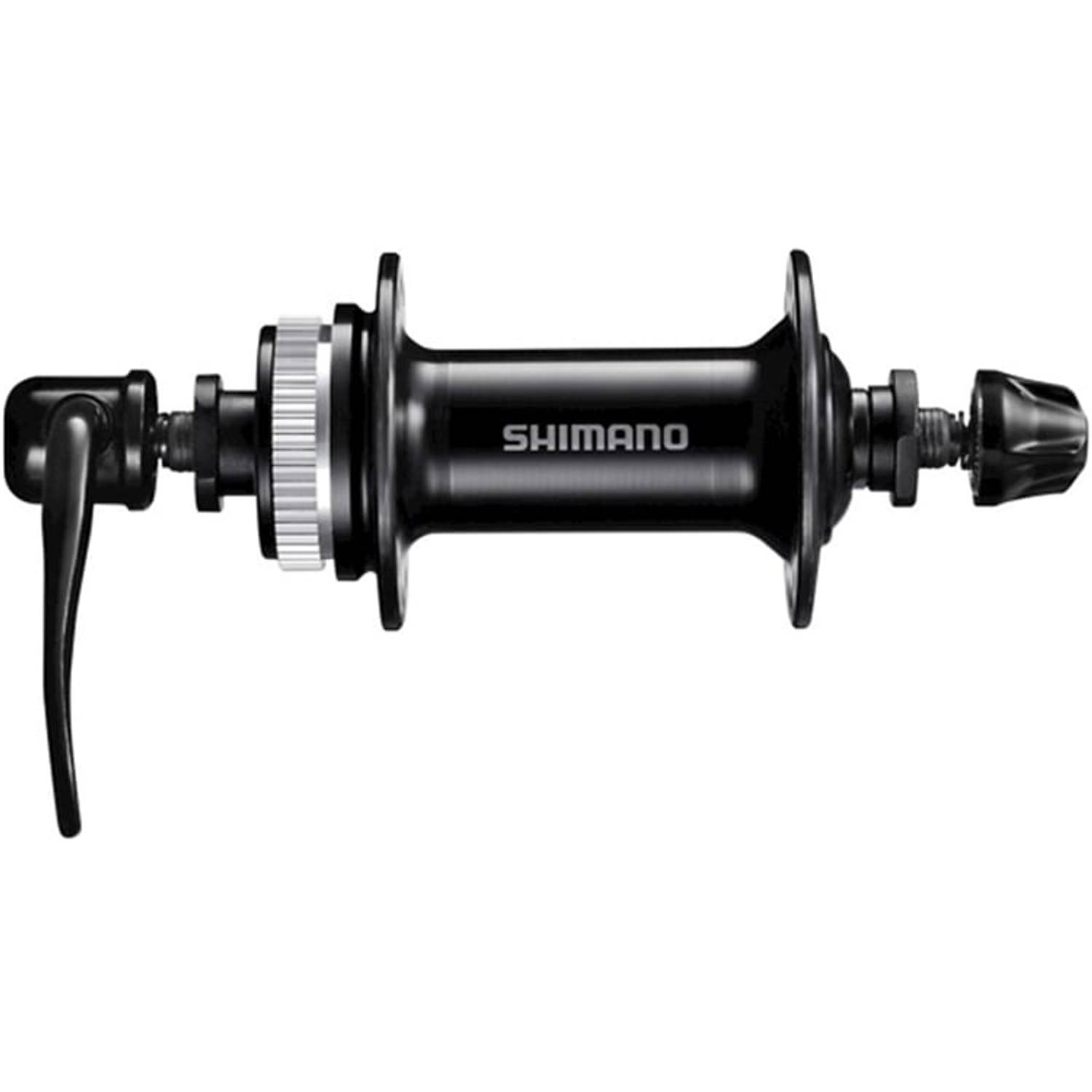 Shimano Voornaaf HB-QC300 100-36 center lock zwart