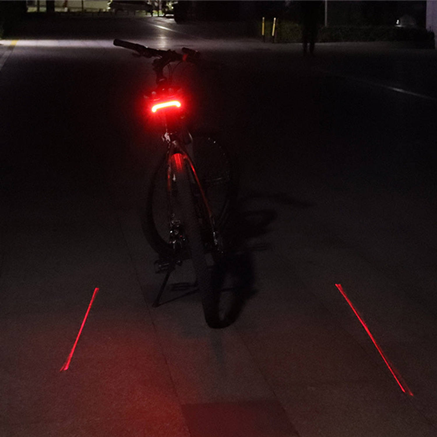 Meilan Laser achterlicht met afstandbediening USB Cute Eye