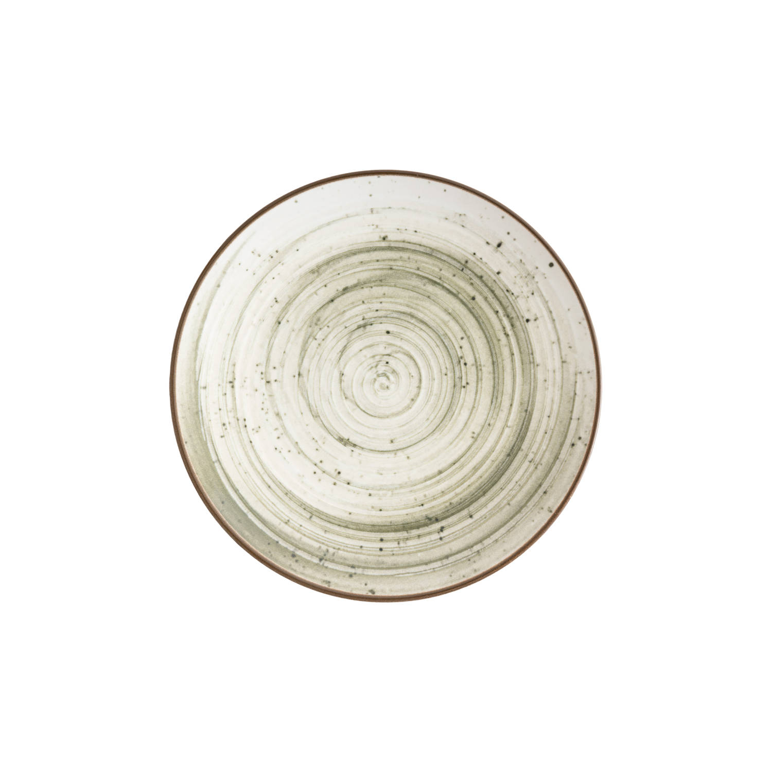 Sintra-Green - Dessertborden - D20cm - Keramiek - (Set van 6)