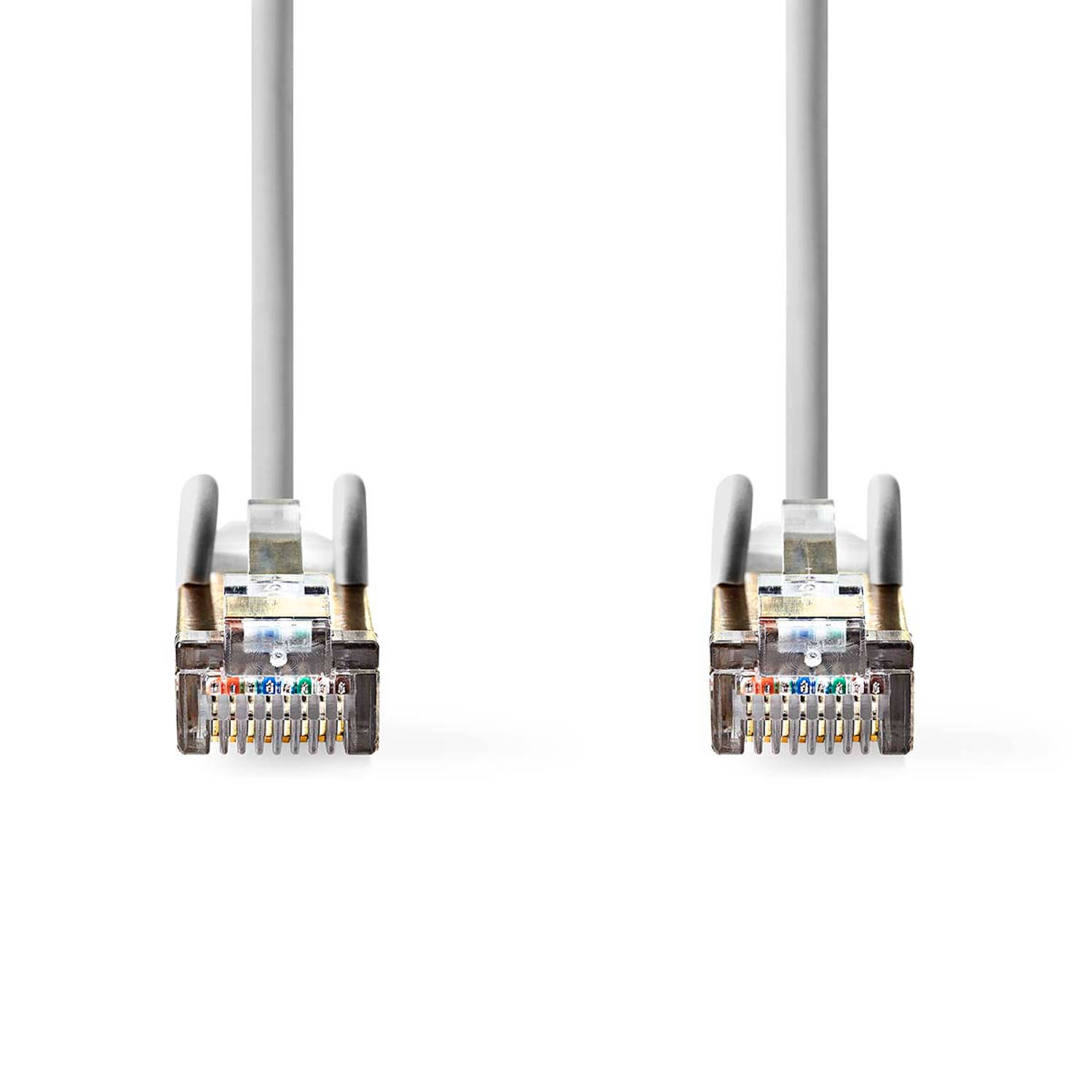 Nedis CAT5e Netwerkkabel | SF-UTP | RJ45 Male | RJ45 Male | 0.50 m | Rond | PVC | Grijs | Label CCGL