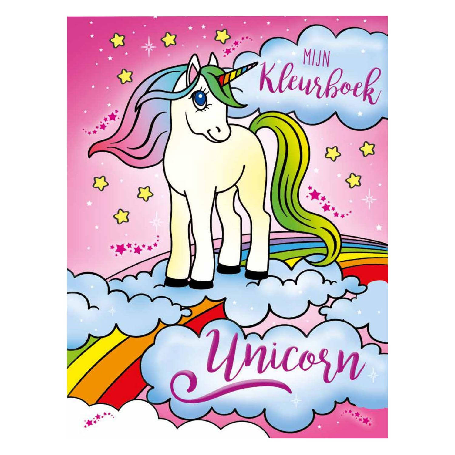 Mondikaarten Mijn Kleurboek Unicorn