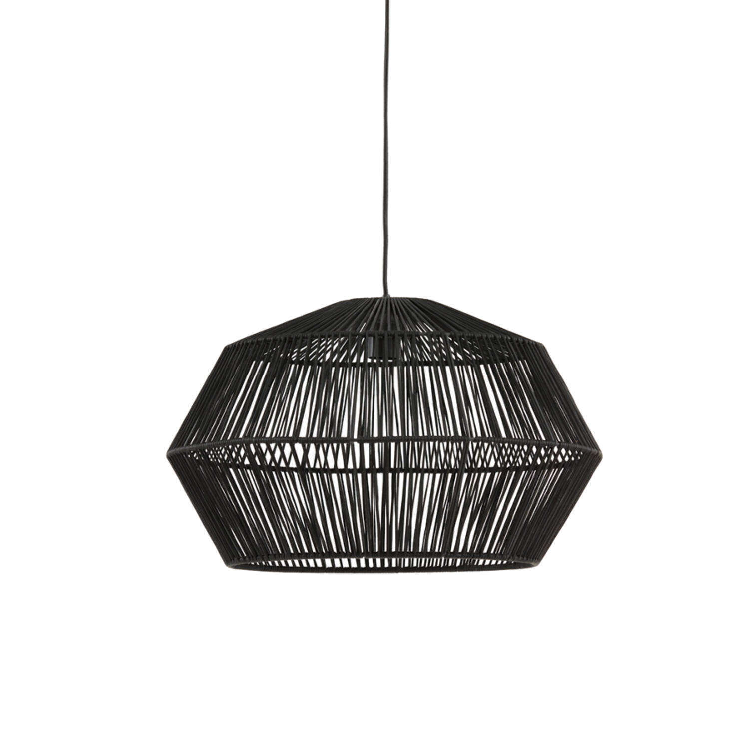 Light & Living Hanglamp Deya Zwart Ø49cm