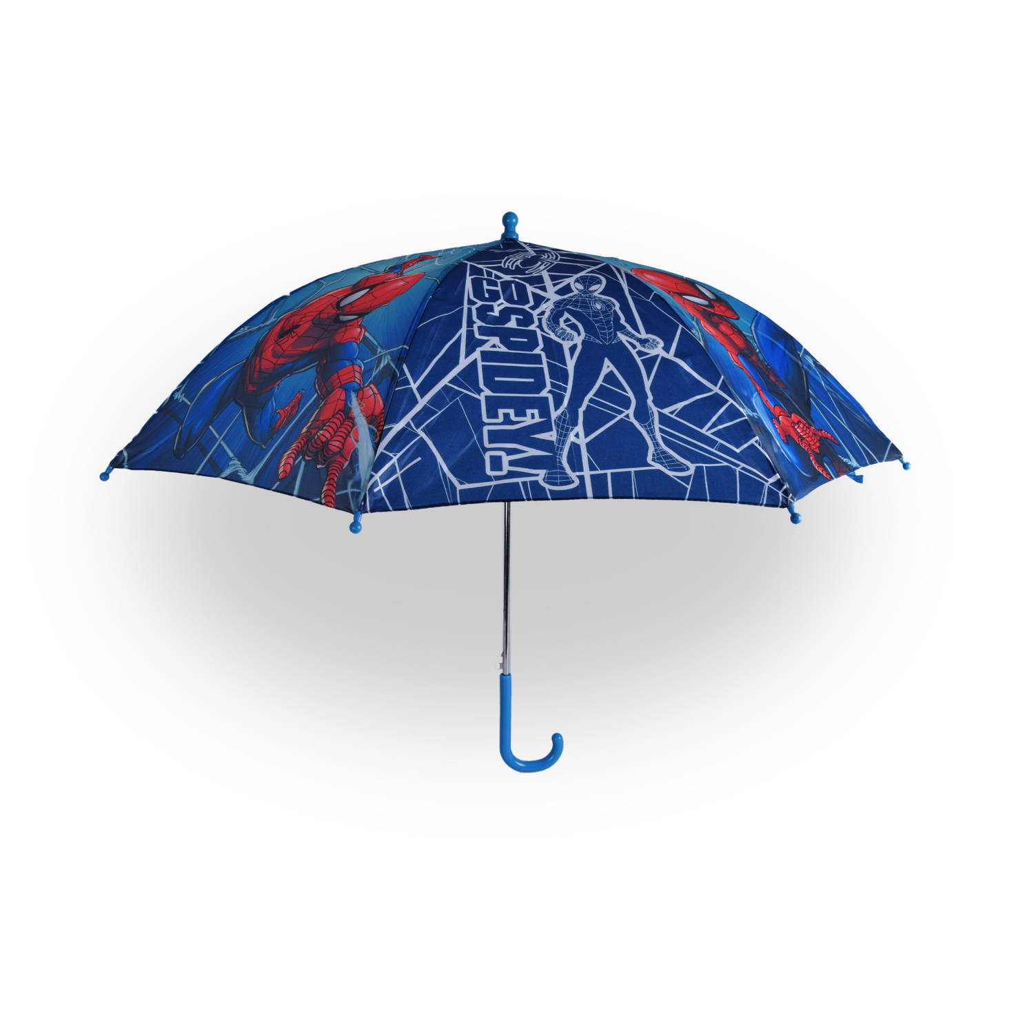 Marvel Kinderparaplu Spiderman | 97 cm – Blauw/Rood voor Jongens en Meisjes | Paraplu voor Kinderen tot 5 Jaar