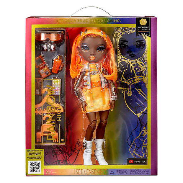 Rainbow High S23 Modepop - Michelle St. Charles - Oranje (5763127)