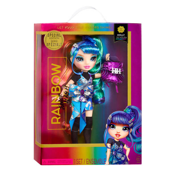 Rainbow High Junior High Special Edition Modepop Holly De'Vious - Blauw (5769043)